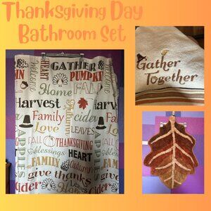 Thanksgiving Day Bathroom Set